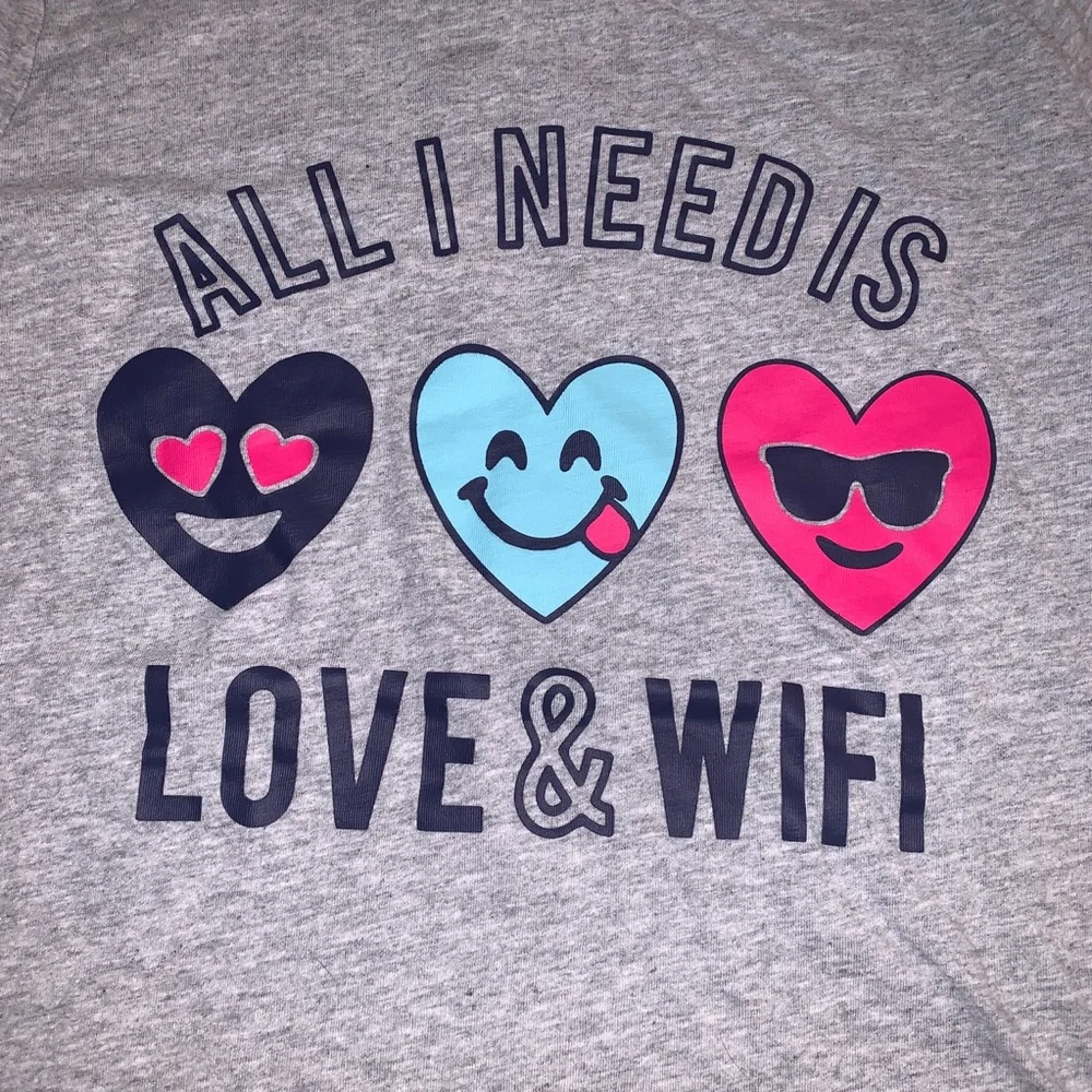 Carter’s All I Need Is Love‎ & WIFI Long Sleeve Tee